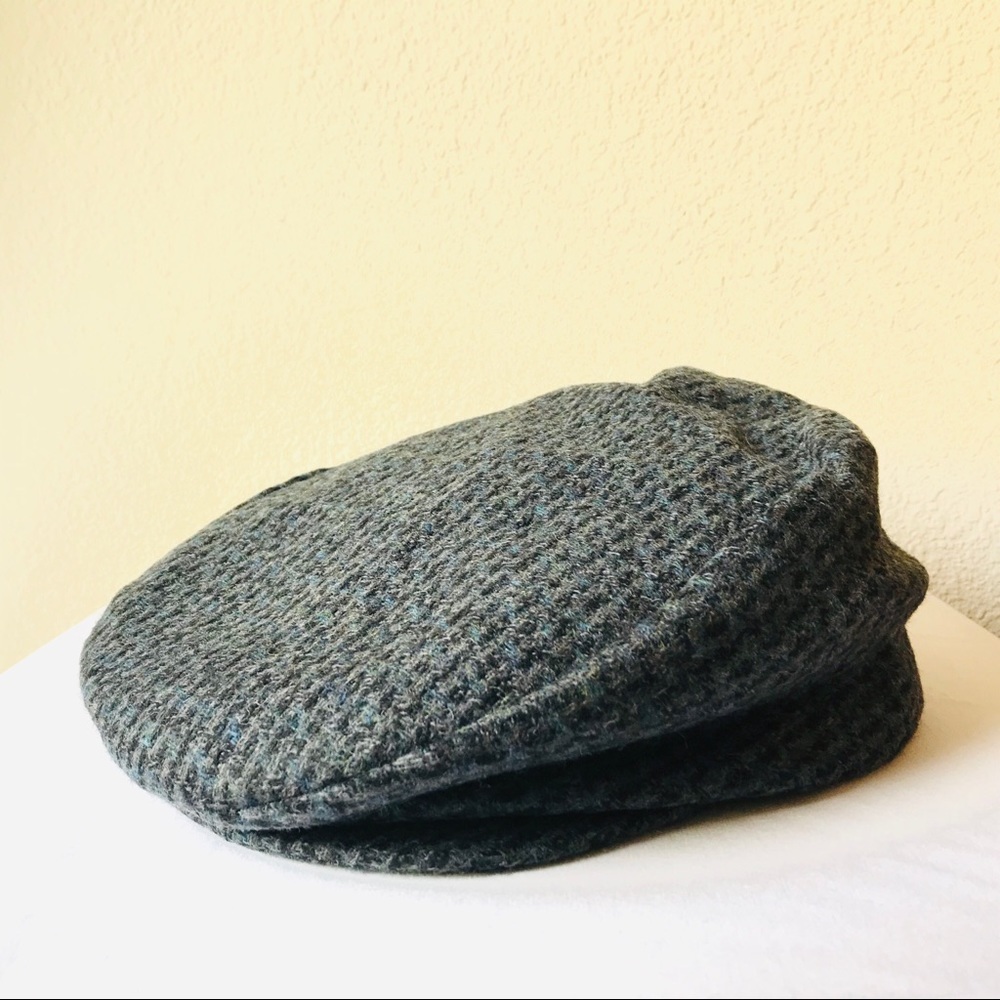 Gray, Black & Blue Drivers Cap